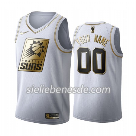 Herren NBA Phoenix Suns Trikot Nike 2019-2020 Weiß Golden Edition Swingman - Benutzerdefinierte